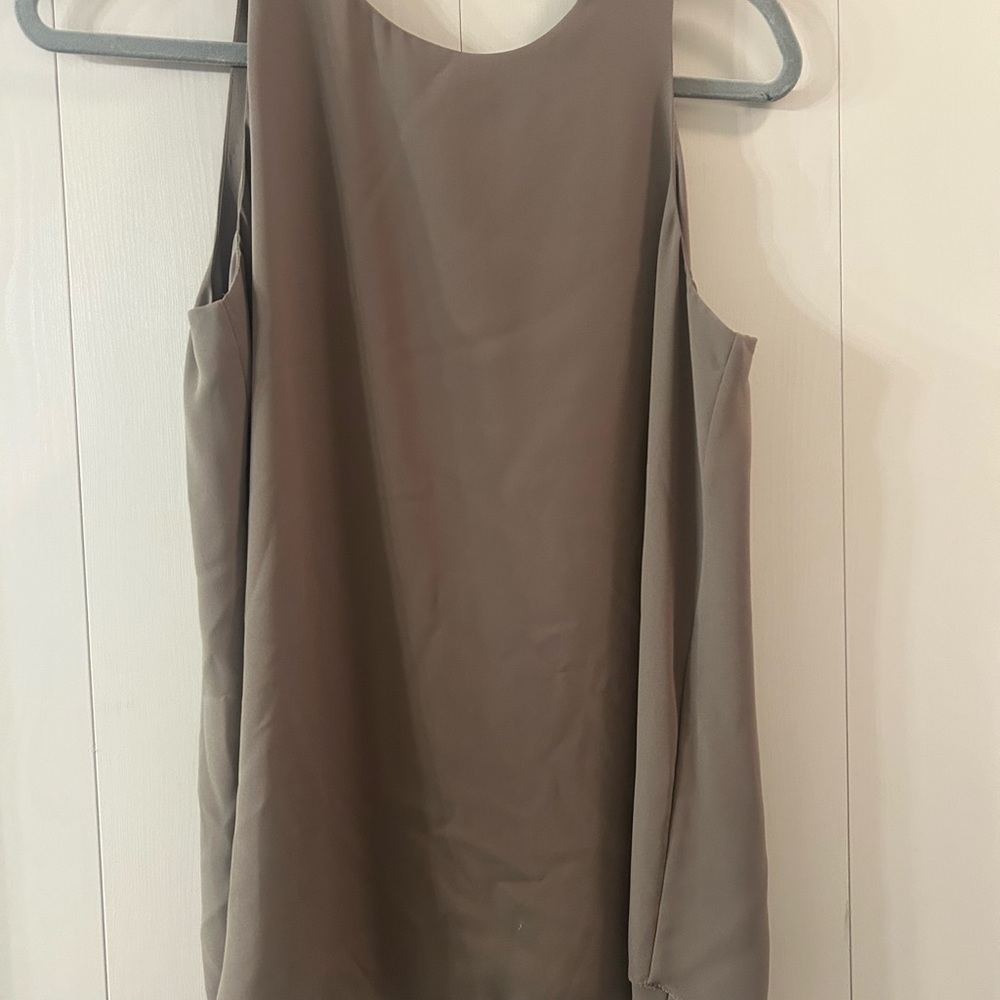 Elegant Tan Sleeveless blouse